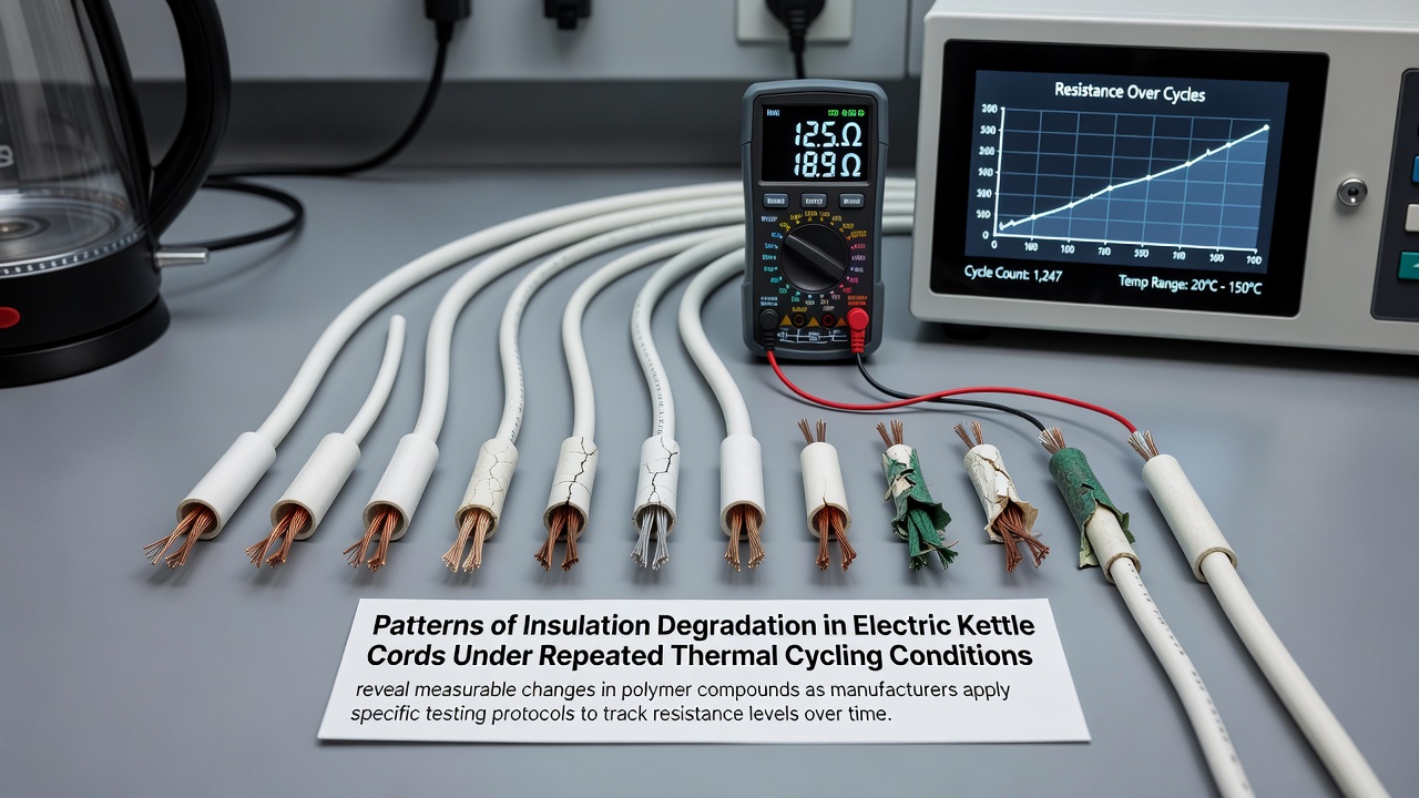 Patterns of Insulation Degradation in Electric Kettle Cords Under Repeated Thermal Cycling Conditions